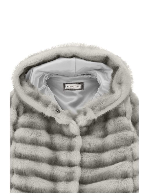 Pelliccia, bambina, con cappuccio. MONNALISA | 17H101 80330032